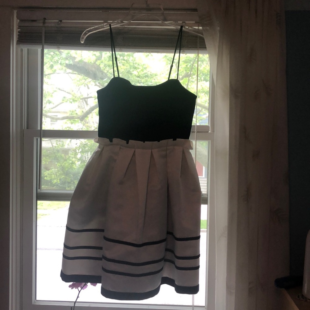 Betsy Johnson black and white dress